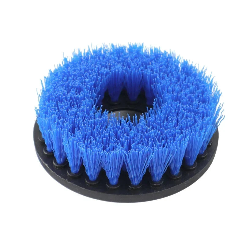 Soft Drill Brush Attachment 4inch For Cleaning Carpet & Leather And Upholstery Glass Car Tires Electric Scrubber Drill