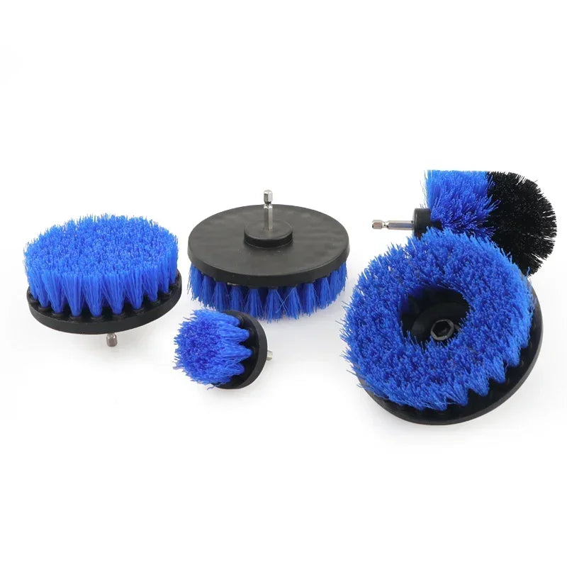 Soft Drill Brush Attachment 4inch For Cleaning Carpet & Leather And Upholstery Glass Car Tires Electric Scrubber Drill
